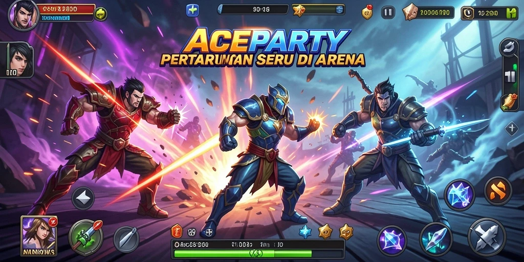 Tampilan intens pertarungan seru di ACEPARTY.