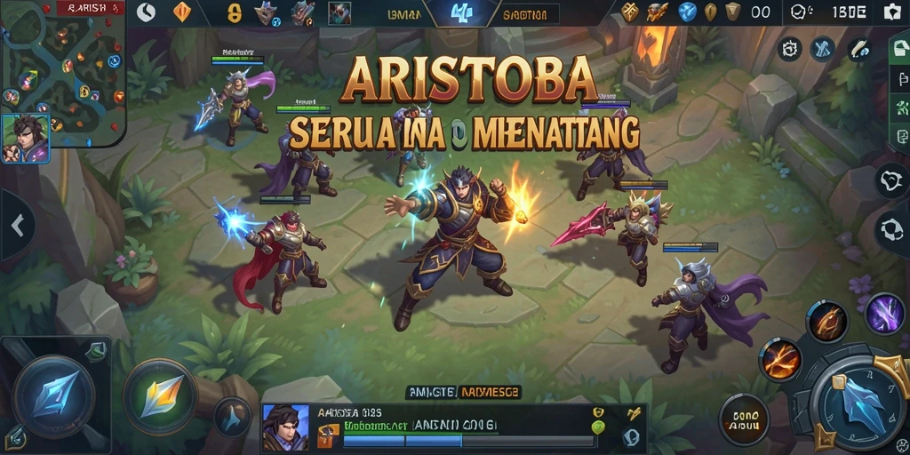 Tangkapan layar ARISTA88 menampilkan pertempuran seru antarteam di arena.