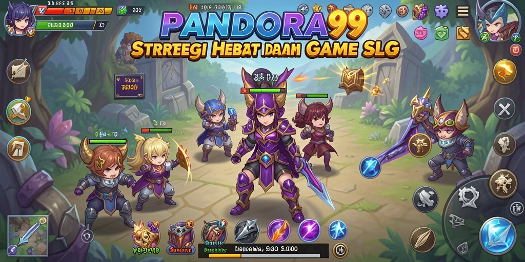 Tampilan menarik gameplay strategi di PANDORA99.