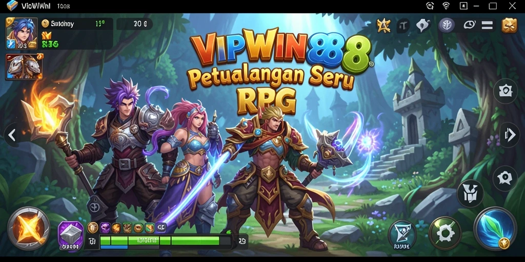 Gameplay RPG VIPWIN88 yang menarik dan grafis yang mencolok.