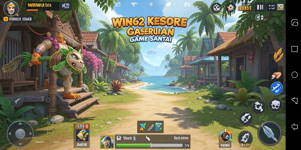 Tampilan gameplay casual yang menarik dan menyenangkan di WIN62.